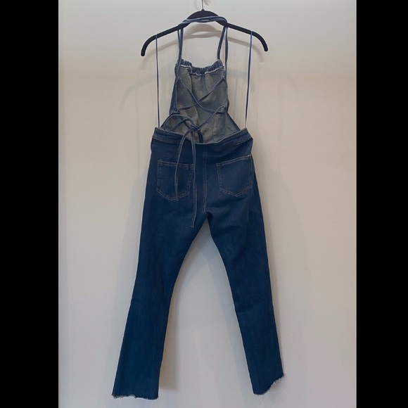 NWOT Forever21 Denim Cami Overalls / Jumpsuit - Picture 2 of 9